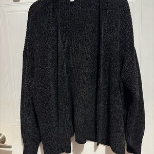 Time and Tru Women's Charcoal Cardigan